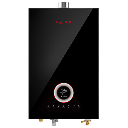 Tankless Water Heater Propane, 4.21GPM 16L Indoor Instant Hot Water Heater with Digital Fahrenheit Display Multi-Protection Constant Temperature for Home & Apartment