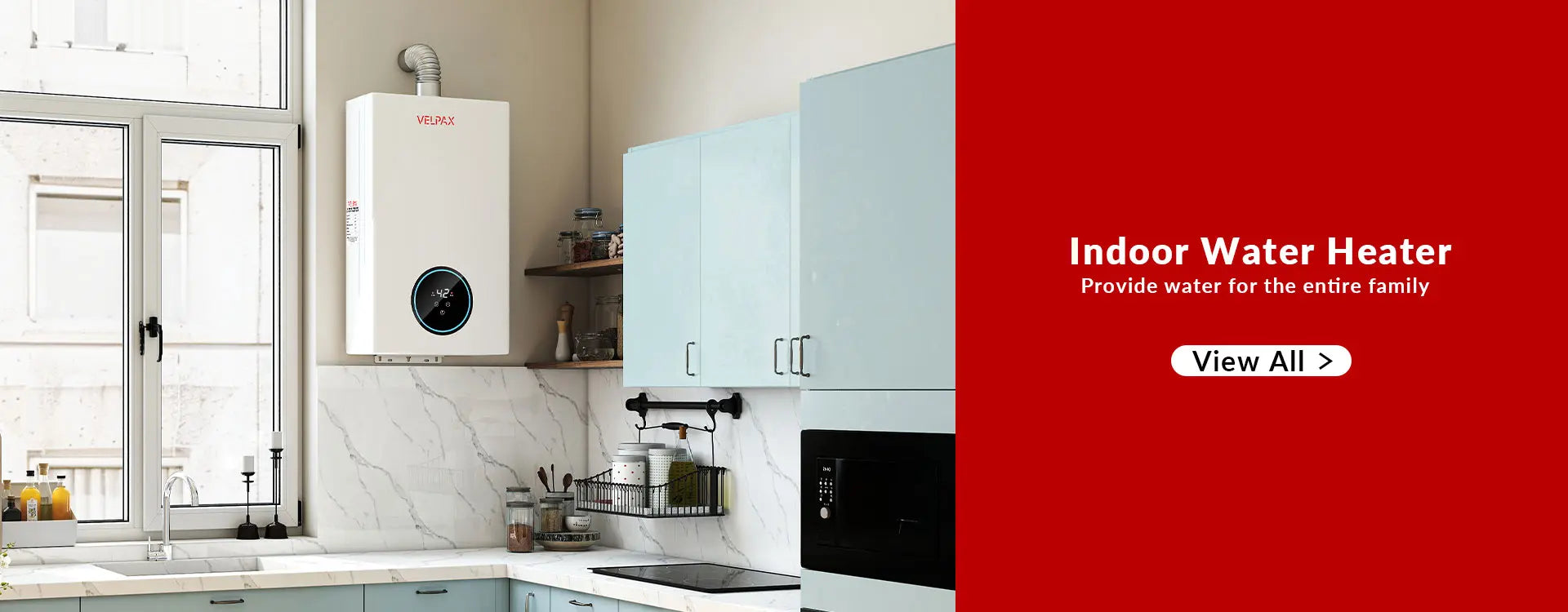 Indoor Water HeaterProvide water for the entire family